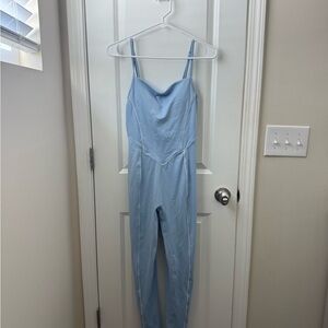 Elegant Sky Blue Women's Jumpsuit